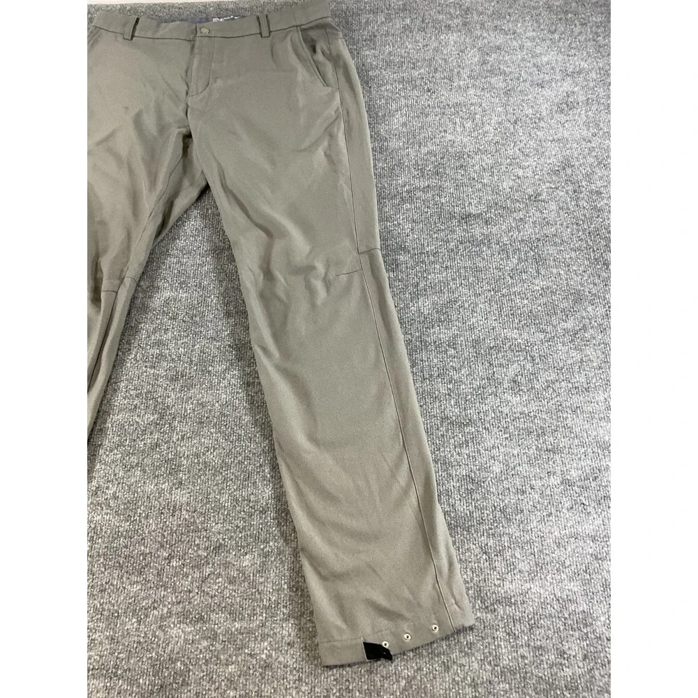 Nike Golf Dri Fit Pants Mens 34x34 Gray Modern Fit Performance Stretch Athletic